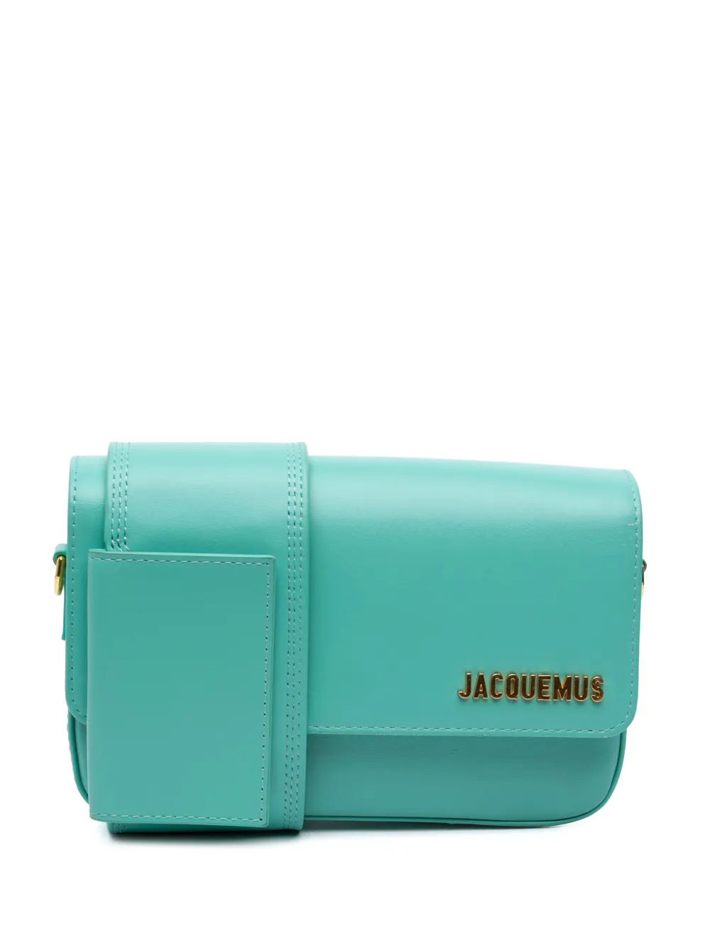Jacquemus Pre-Owned 2021-2025 カーフスキン Le Carinu ショルダーバッグ - ブルー Jacquemus Pre-Owned 2021-2025 カーフスキン Le Carinu ショルダーバッグ - ブルー
