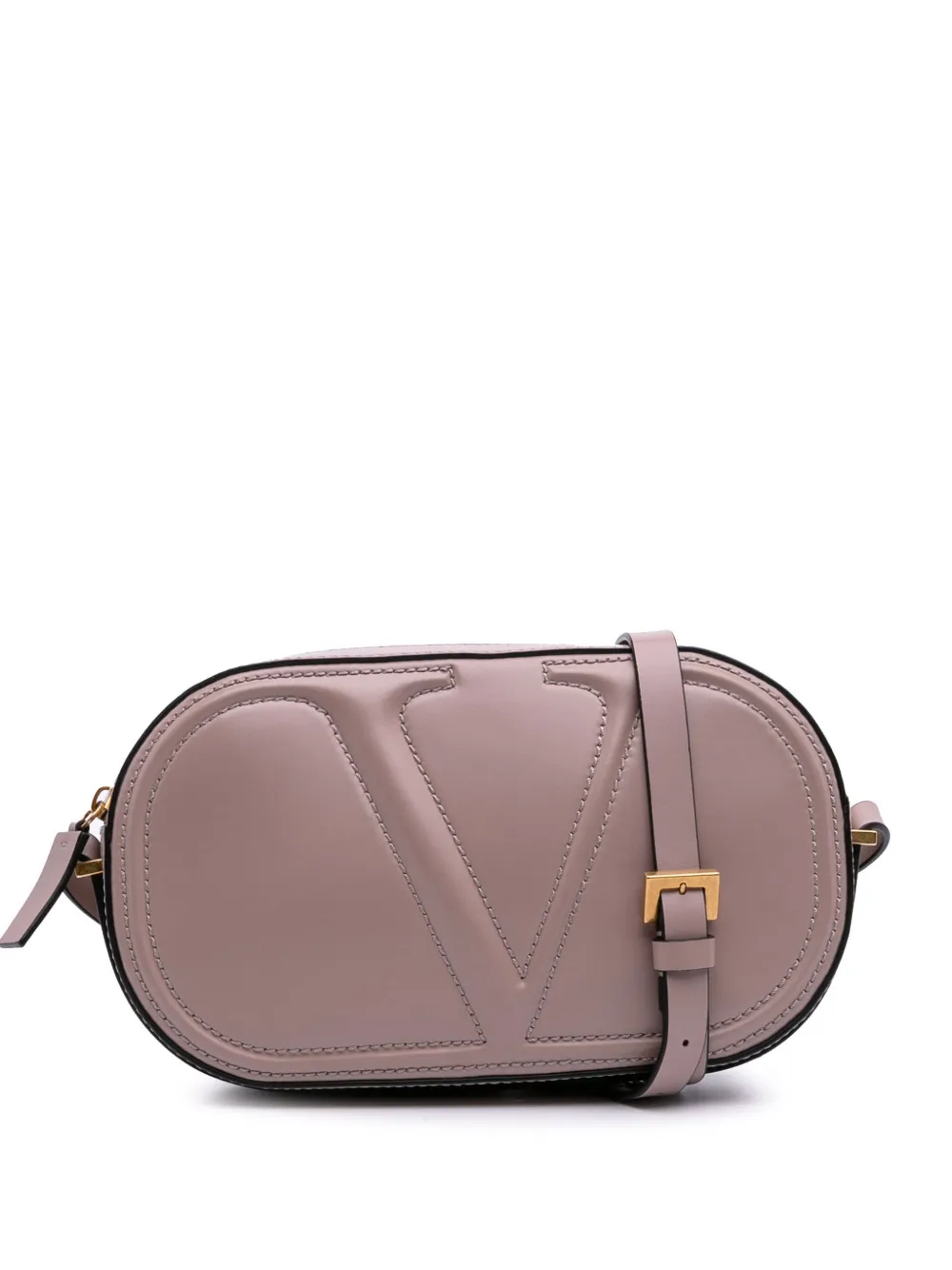 2018-2025 Leather VLogo Walk crossbody bag