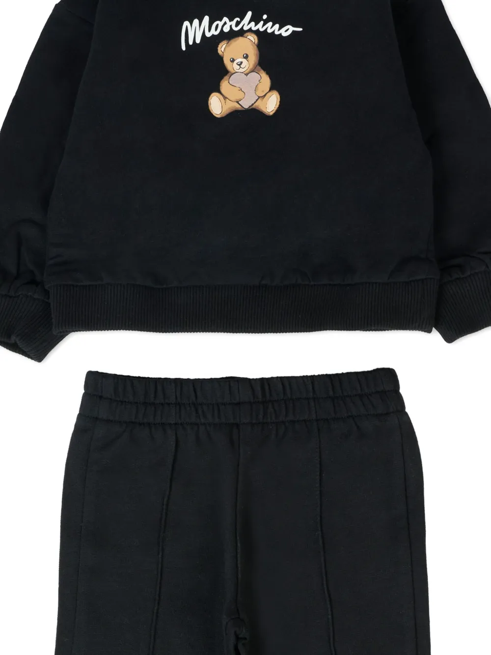 Moschino Kids Trainingspak met teddybeerprint Zwart