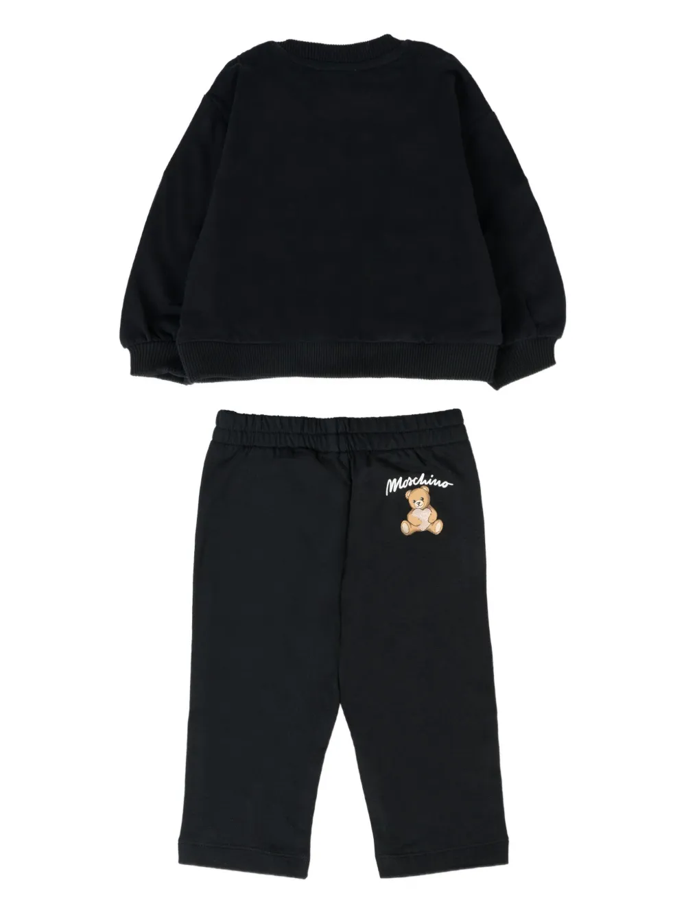 Moschino Kids Trainingspak met teddybeerprint Zwart