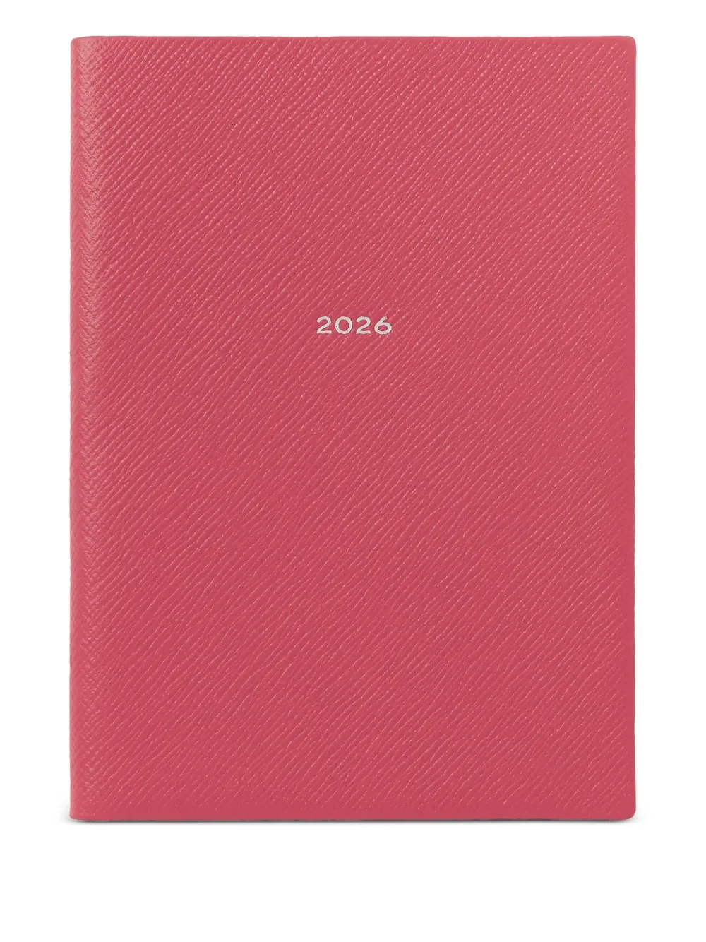 Smythson 2026 Soho Panama leather diary | Pink | Image 1