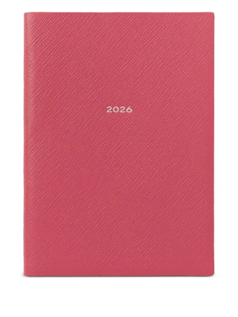 Smythson 2026 Soho Panama leather diary