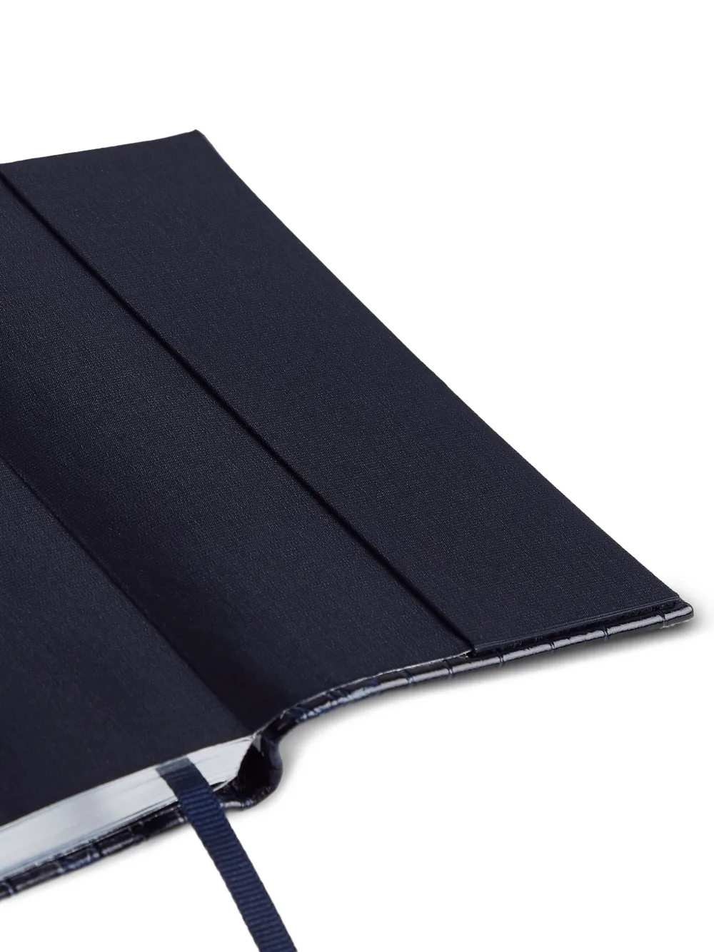 Smythson Crocodile-effect 2026 Weekly Diary In Blue