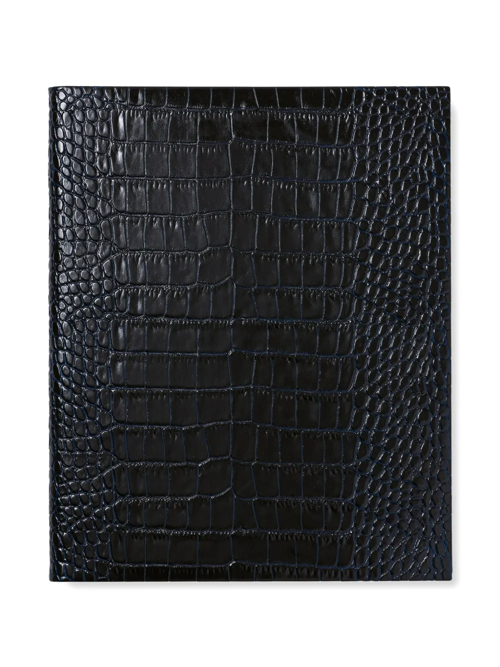 Smythson Portobello crocodile-embossed notebook | Blue | Image 1