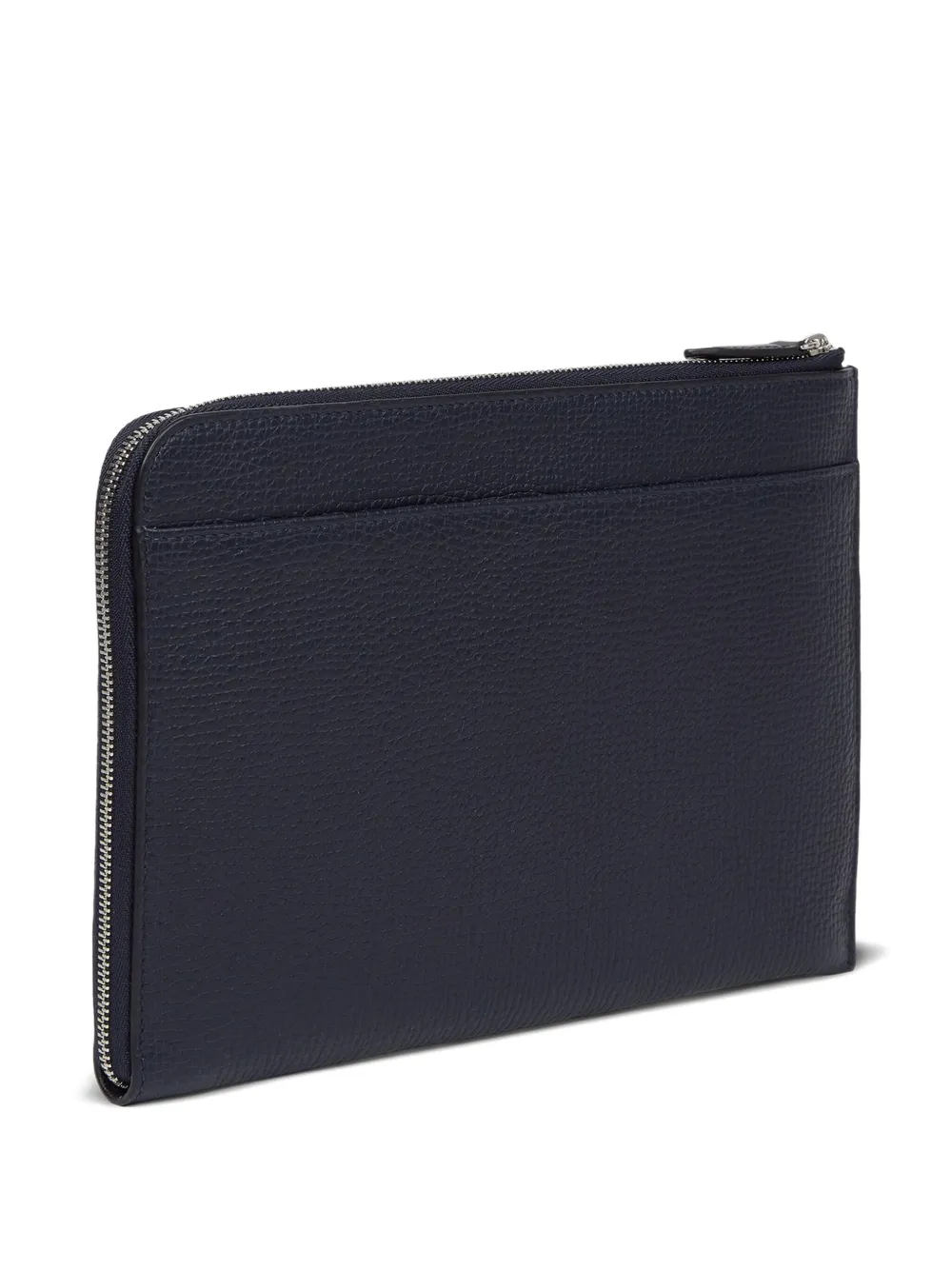 Smythson Flat Travel Organizer Zip-top Pouch In Blue