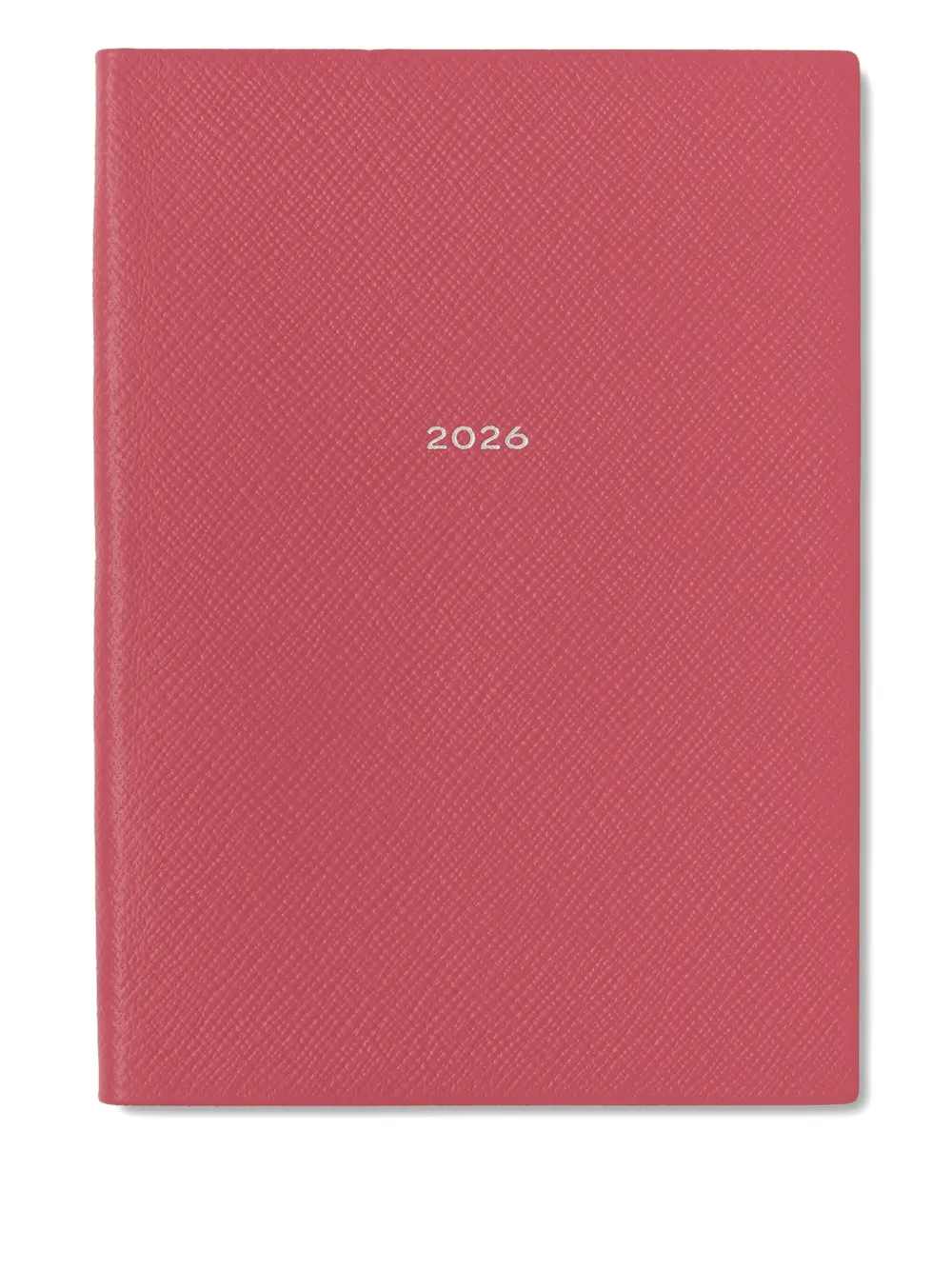 Smythson 2026 Soho weekly vertical Diary (14cm x 19.6cm) | Red | Image 1