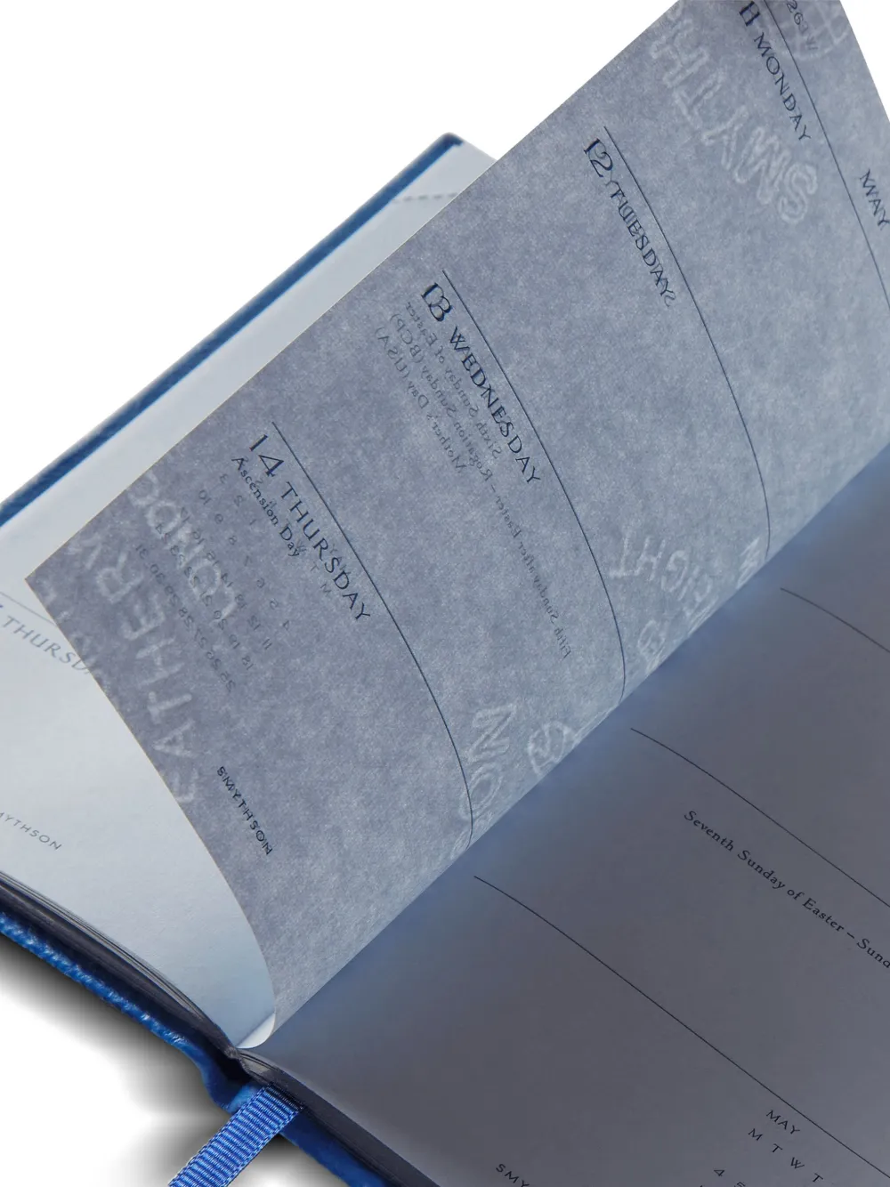 Smythson 2026 Panama Diary In Blue