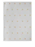 Smythson star-print Panama notebook - Silver