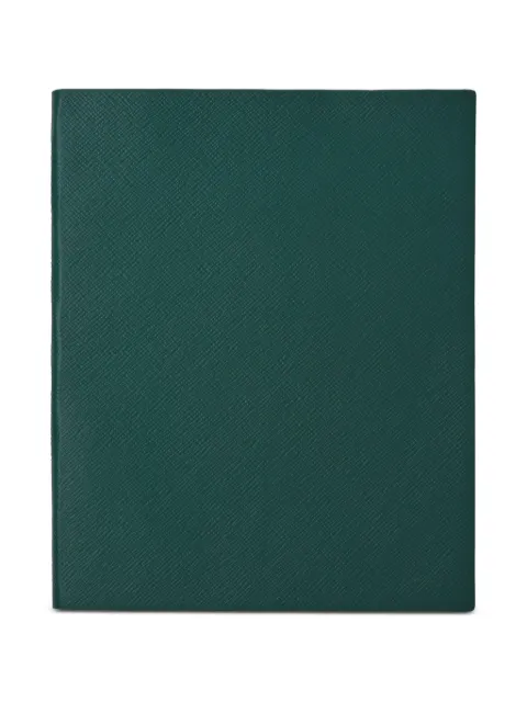 Smythson Portobello leather notebook (26cm x 21cm)