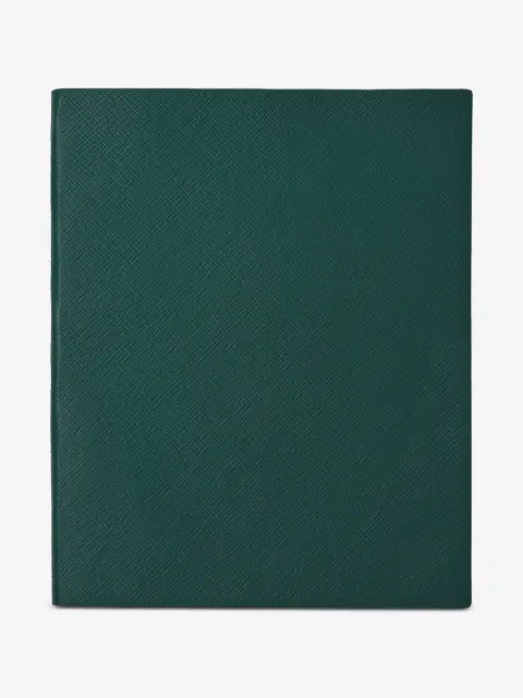 Smythson Portobello leather notebook (26cm x 21cm)