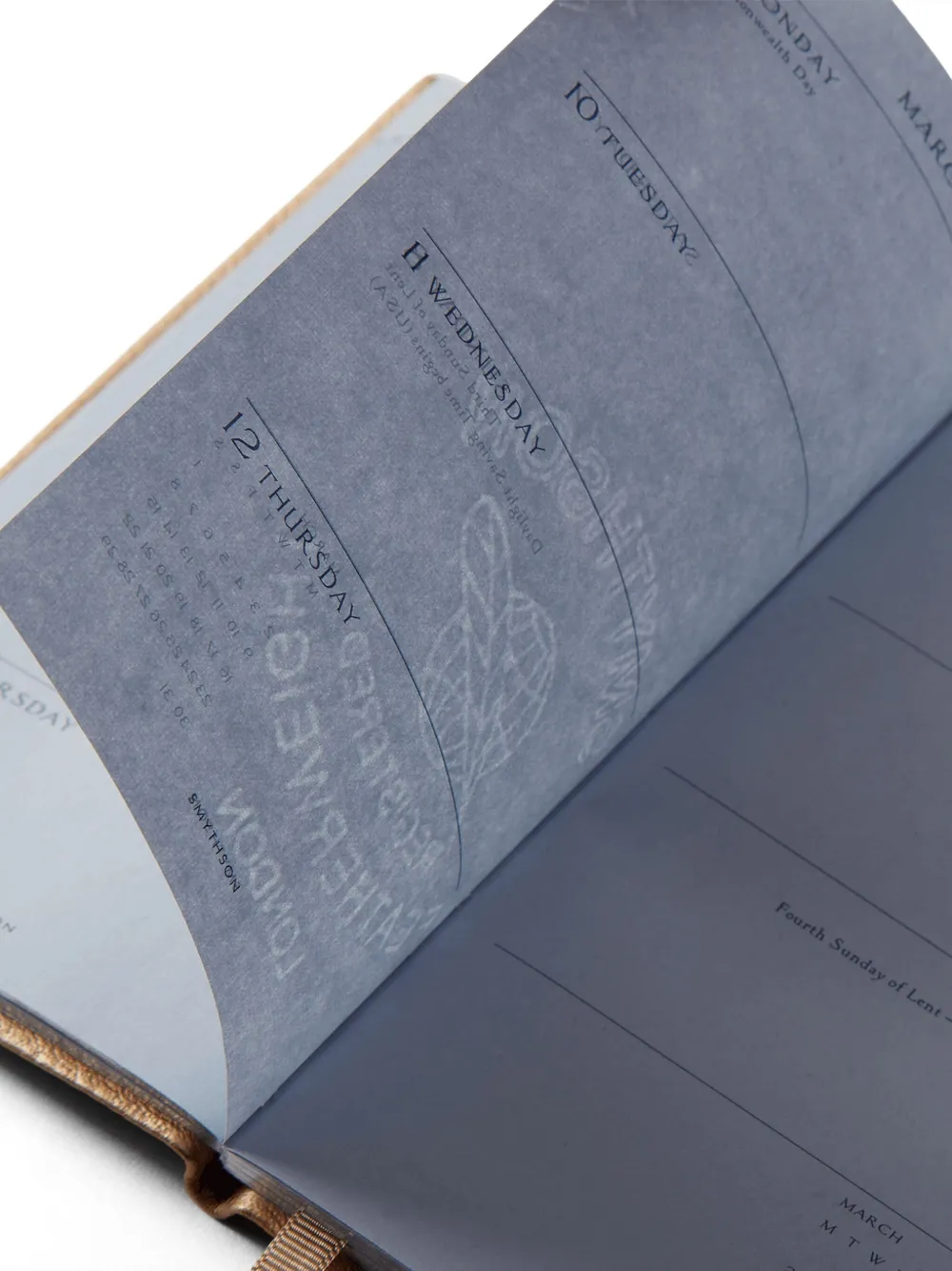 Smythson 2026 Panama Weekly Diary In Brown