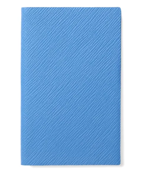 Smythson textured-leather notebook
