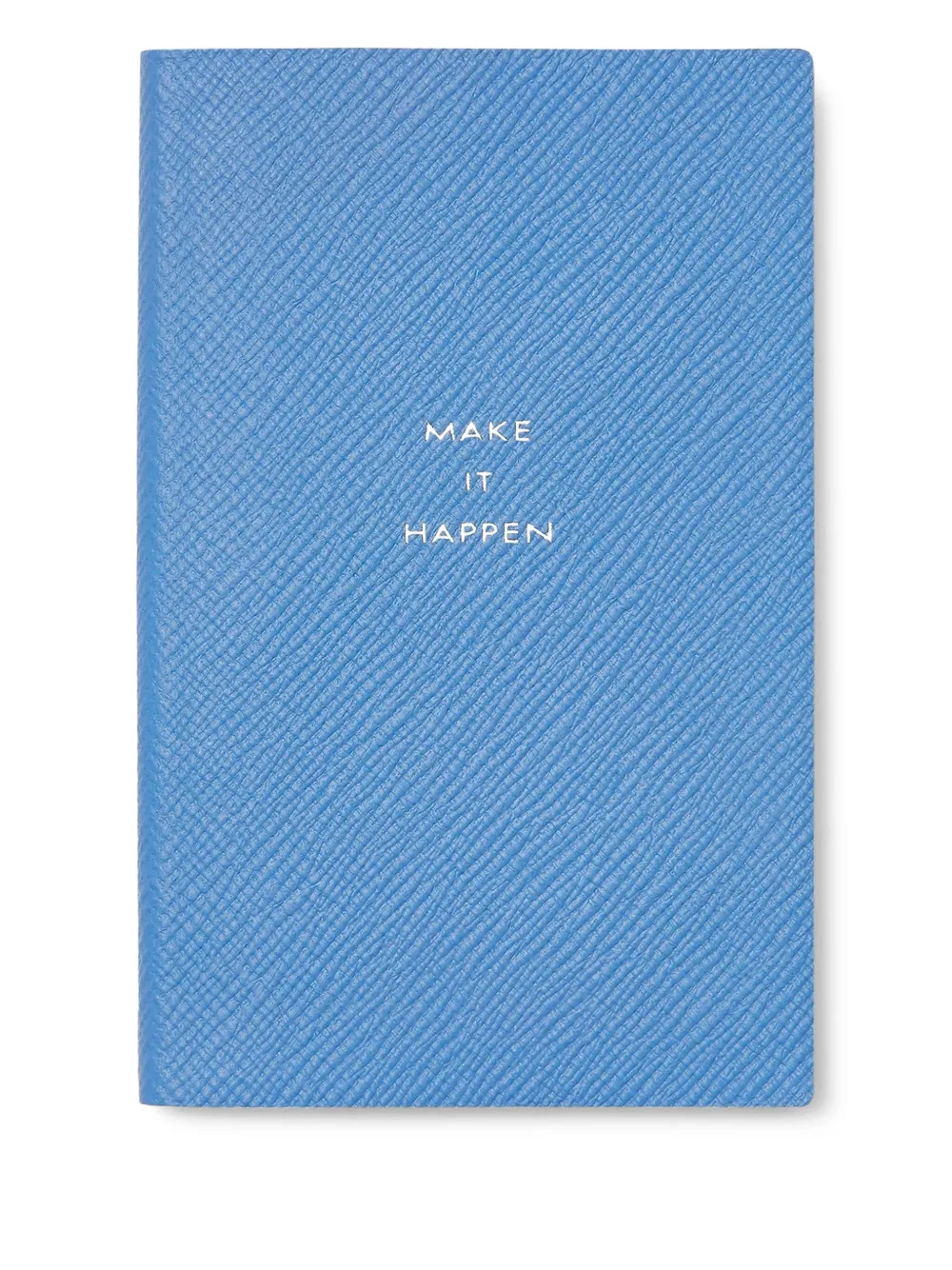Smythson leather-cover notebook (14cm x 9cm) | Blue | Image 1