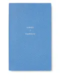 Smythson leather-cover notebook (14cm x 9cm) - Blue