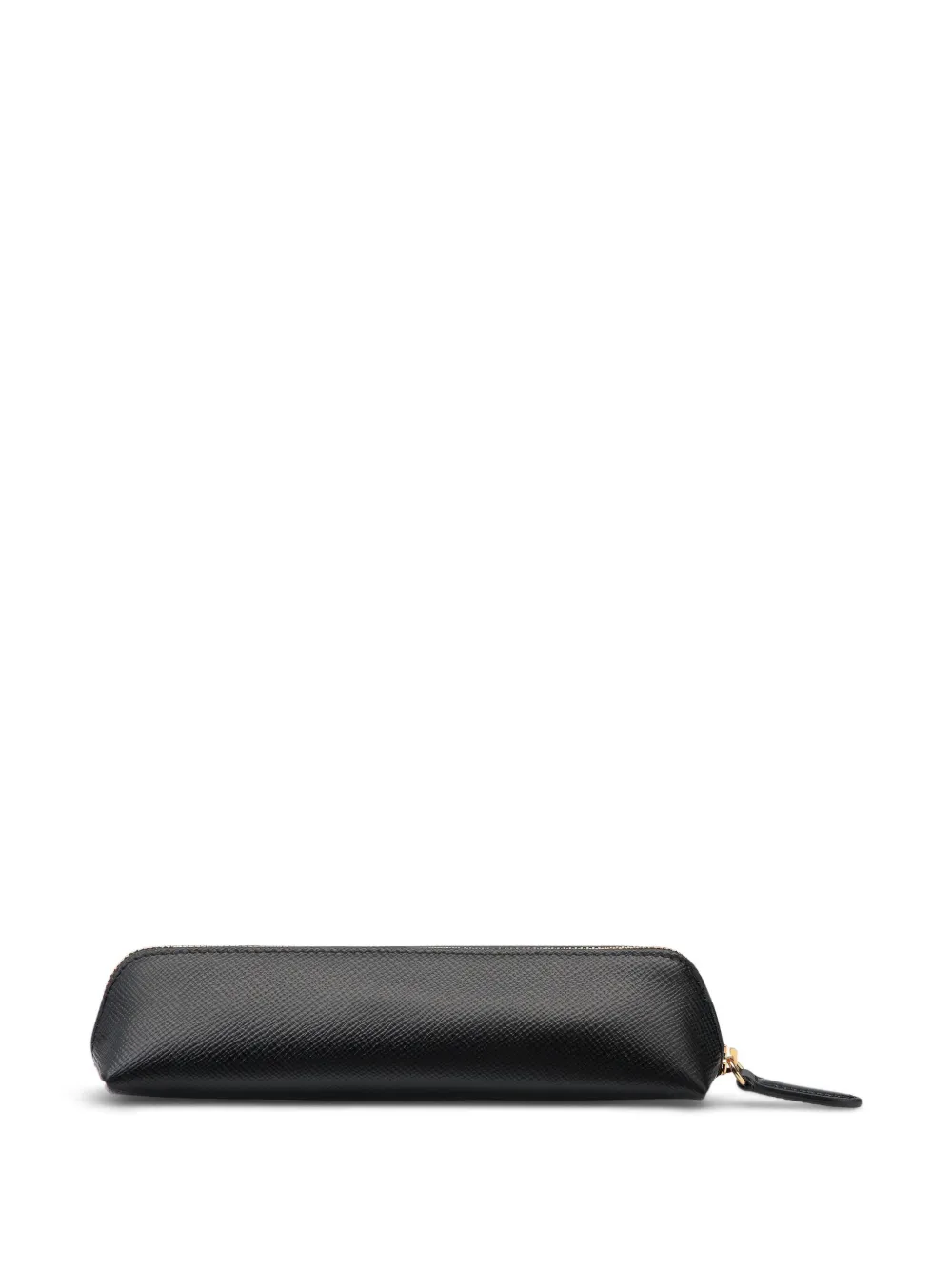 Smythson Leather Pencil Case (5cm X 20.5cm) In Black
