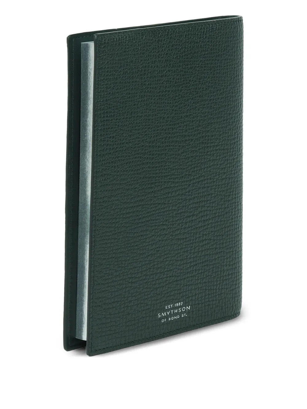 Smythson Evergreen refillable notebook (19.5cm x 14.5cm) | Green | Image 1