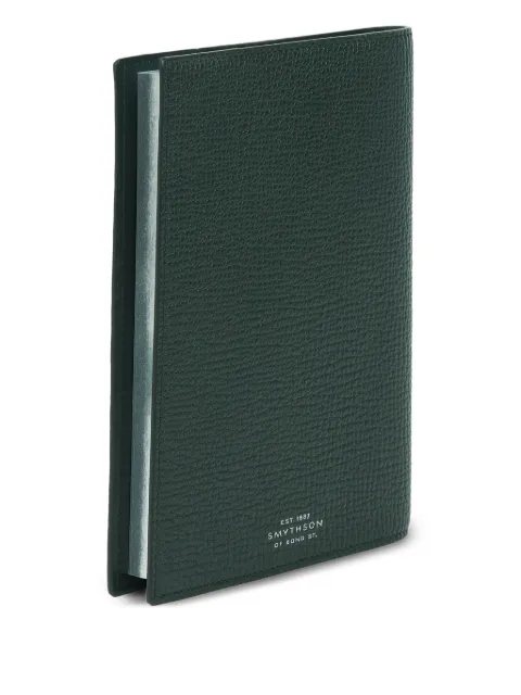 Smythson Evergreen refillable notebook (19.5cm x 14.5cm)