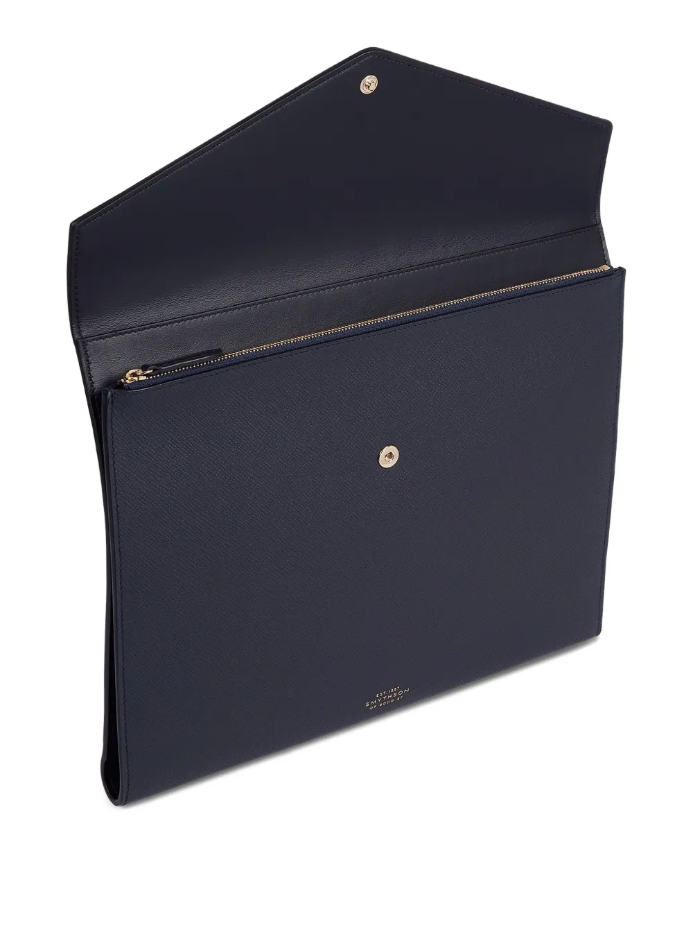 Smythson A4 Envelope Writing Folder (20.5cm X 23cm) In Black