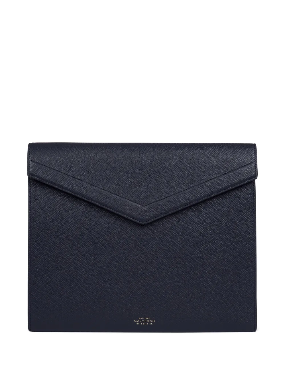 Smythson A4 Envelope Writing Folder (20.5cm X 23cm) In Blue