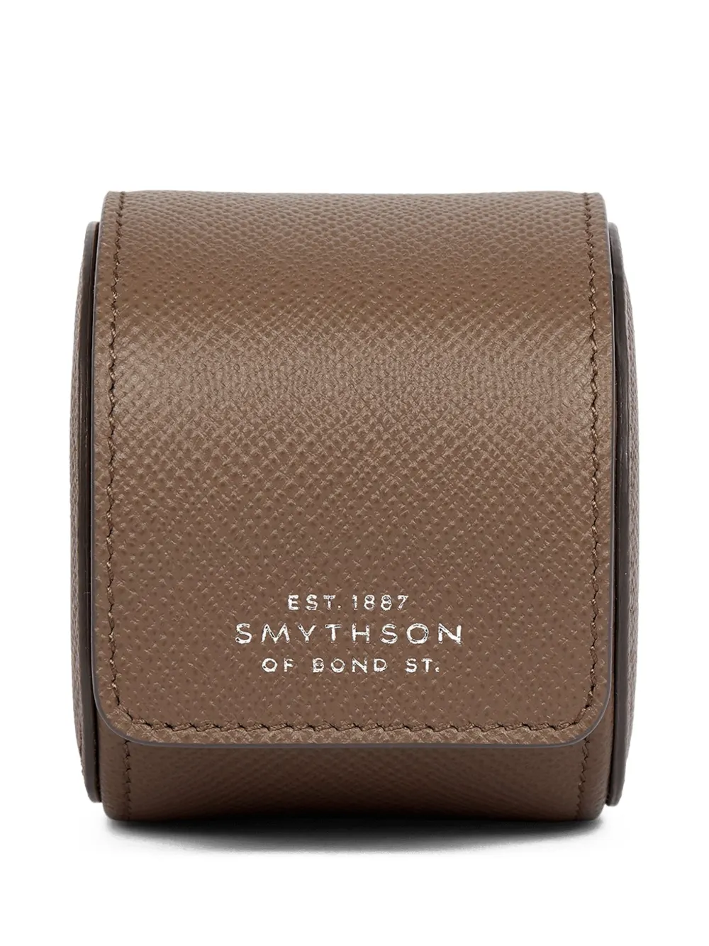 Smythson حافظة ساعة 'بنما' جلد مستديرة | بني | Image 1