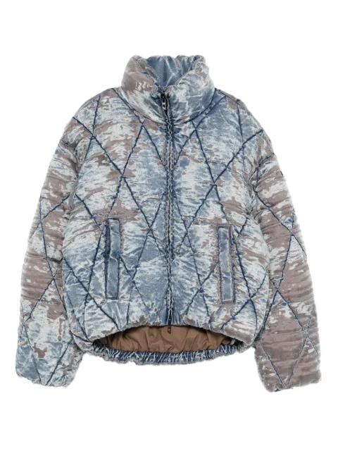 Diesel veste en jean à effet délavé