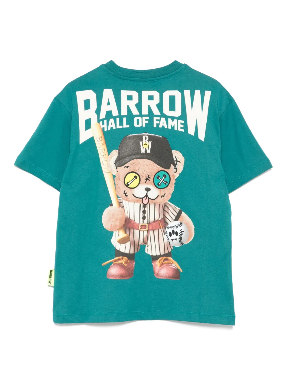 Barrow kids T-shirt met geborduurd logo Groen