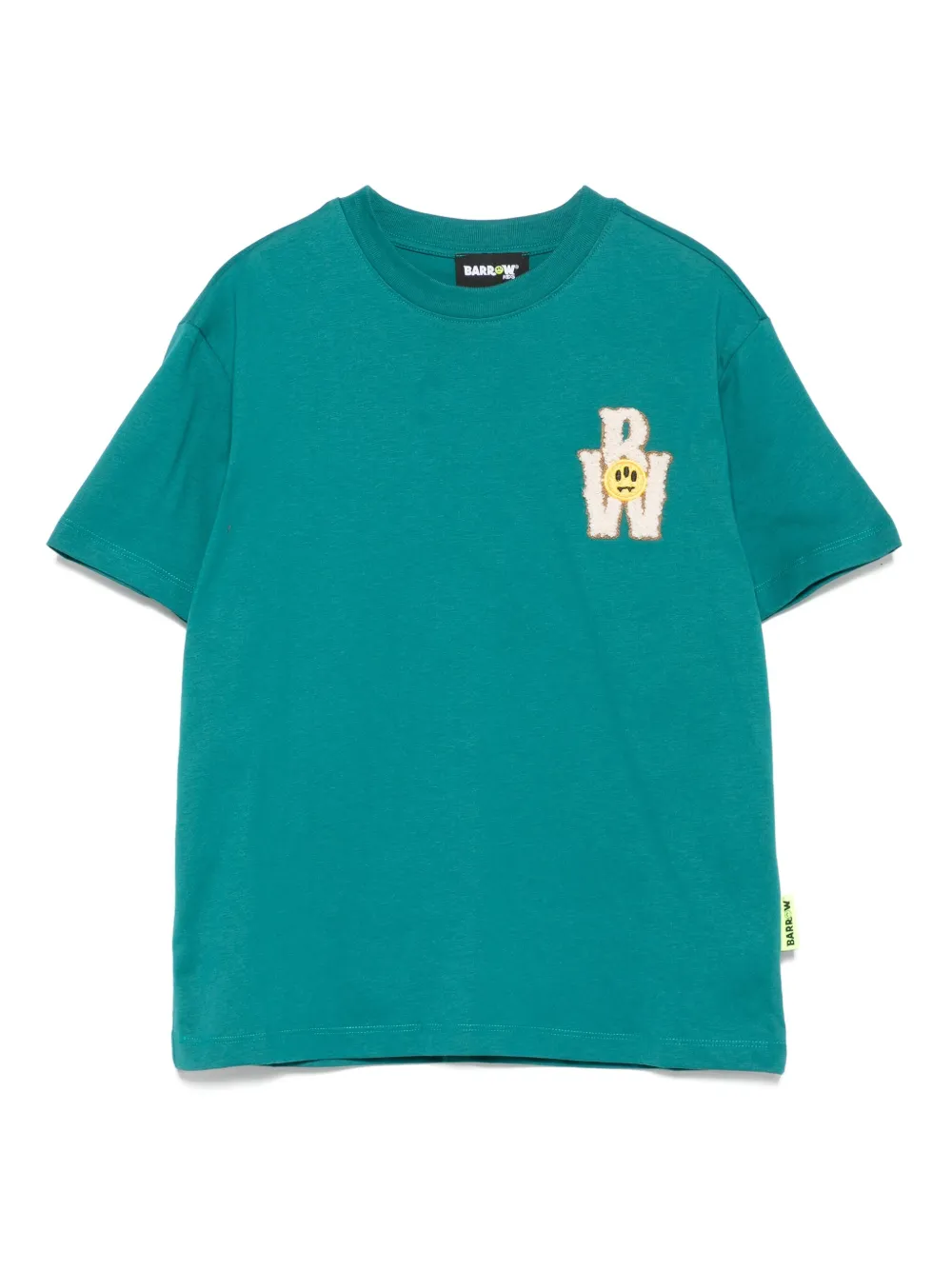 Barrow kids T-shirt met geborduurd logo Groen