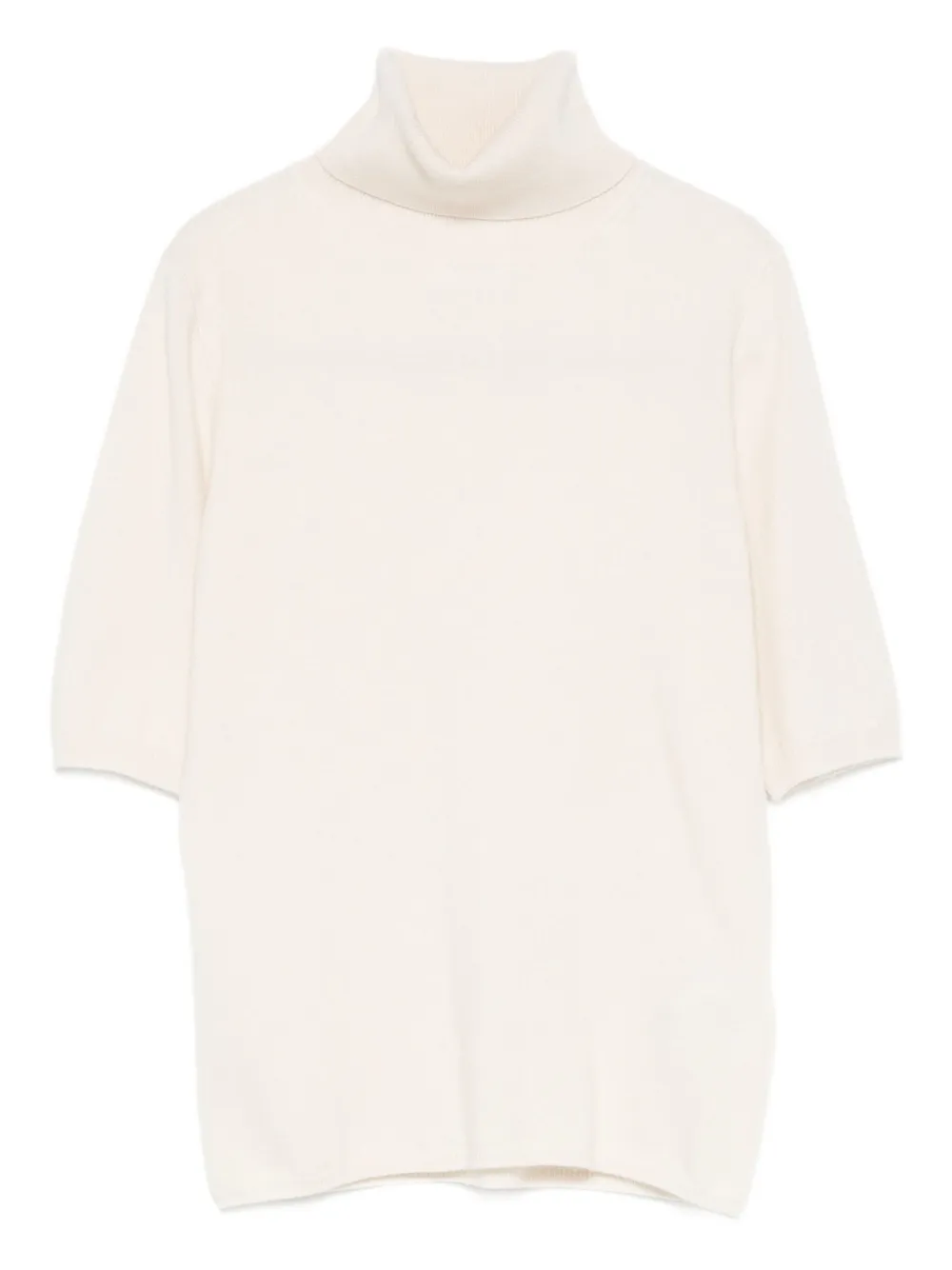 Allude Trui met korte mouwen Beige