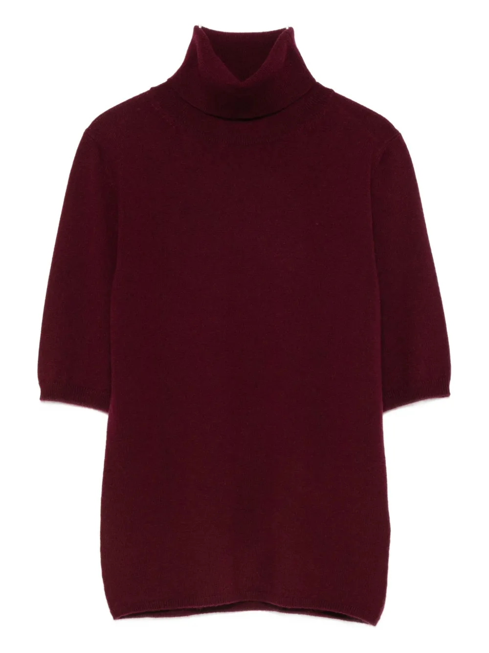 Allude short-sleeve sweater Rood