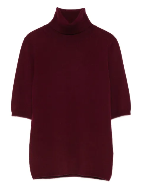 Allude short-sleeve sweater
