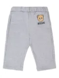 Moschino Kids teddy-print tracksuit bottoms - Grey