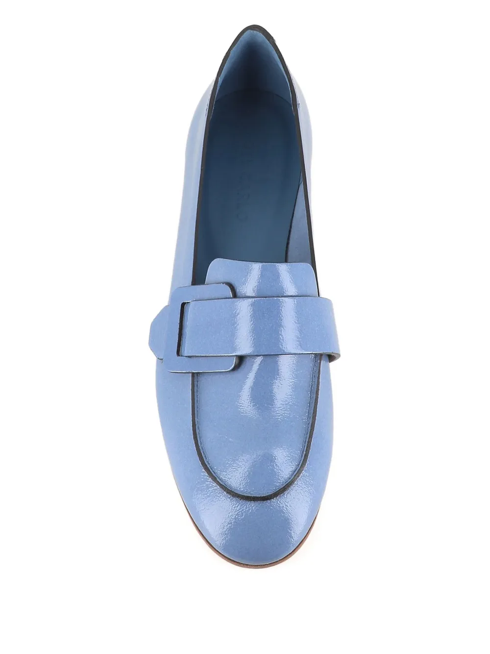 Del Carlo buckle-strap loafers Blue