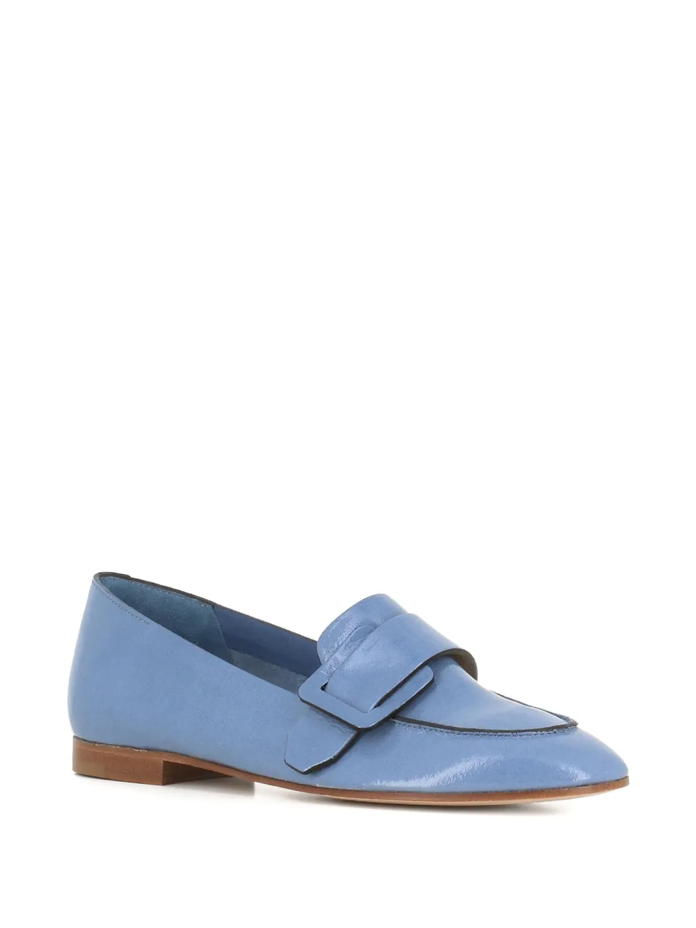 Del Carlo buckle-strap loafers Blue