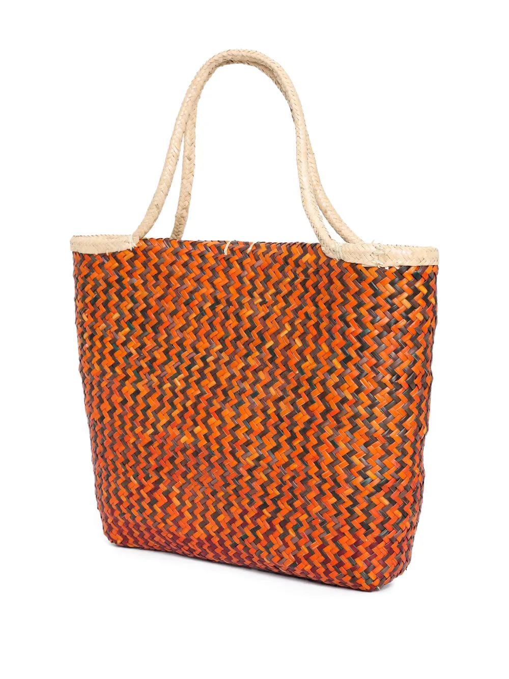 Brigitte Dandá zigzag beach bag - Oranje