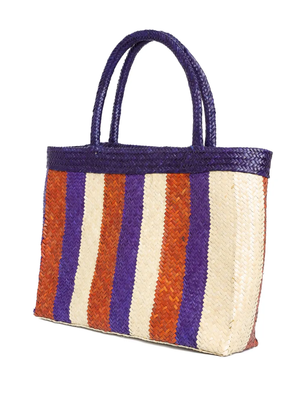 Brigitte Jurema woven beach bag - Blauw