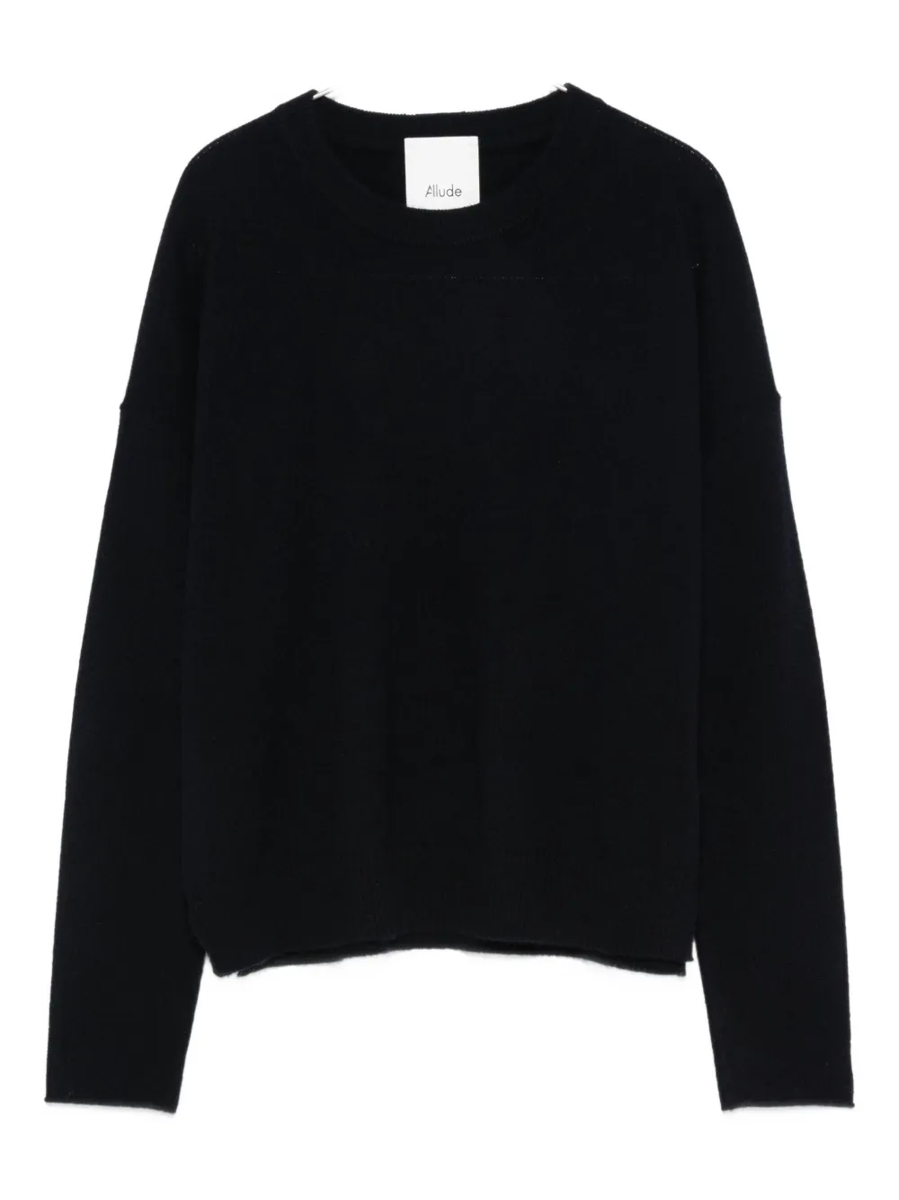 Allude Kasjmier trui met ronde alsh Blauw