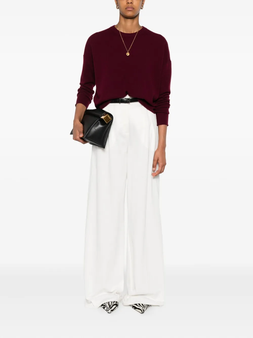 Allude round-neck cashmere sweater | Knitted Sweaters | Image 2