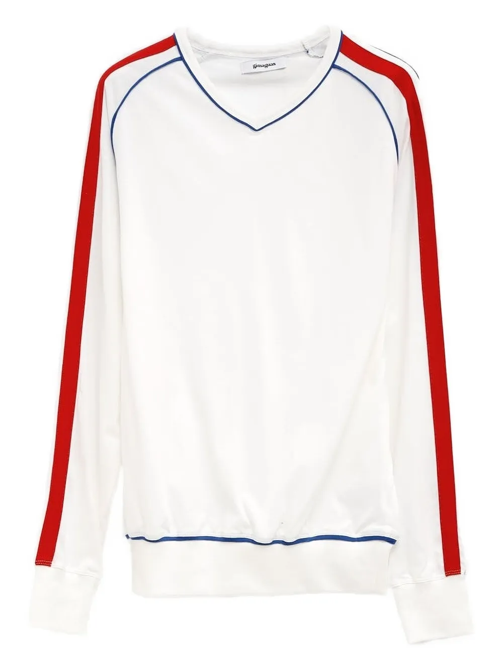 Gimaguas Lucas Stripe-detail Long-sleeve T-shirt In White