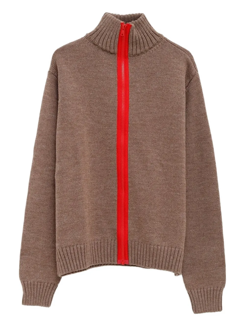 Gimaguas Alonso Zip-up Cardigan In Brown