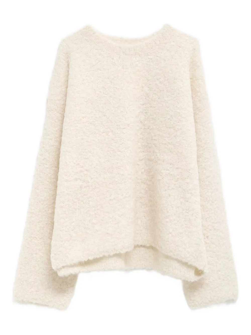 TOTEME bouclé sweater | White | Image 1