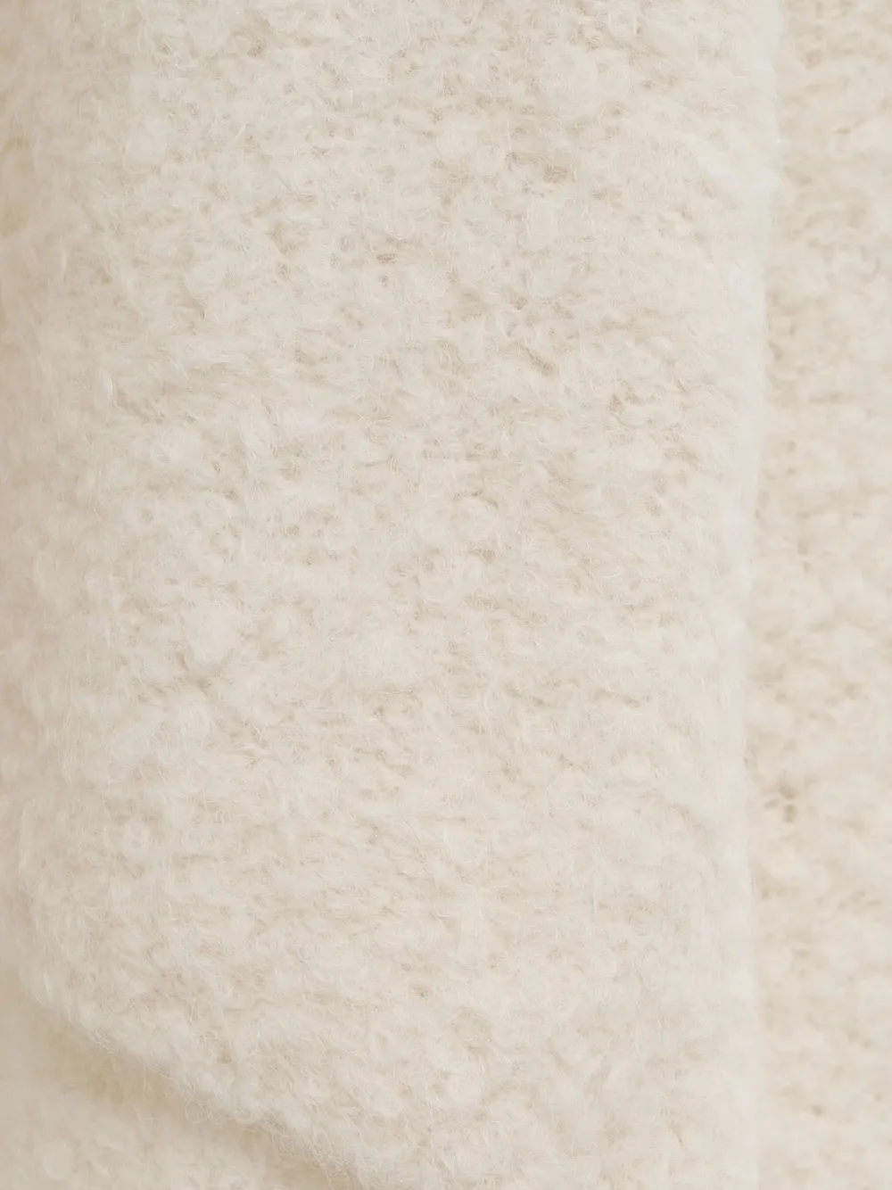 TOTEME Bouclé trui Wit