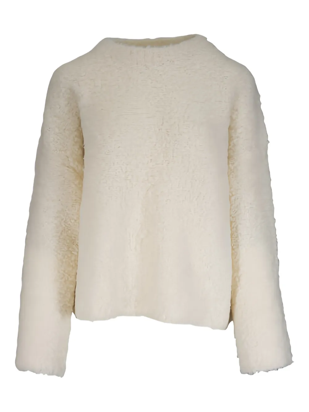 TOTEME bouclé sweater - Weiß