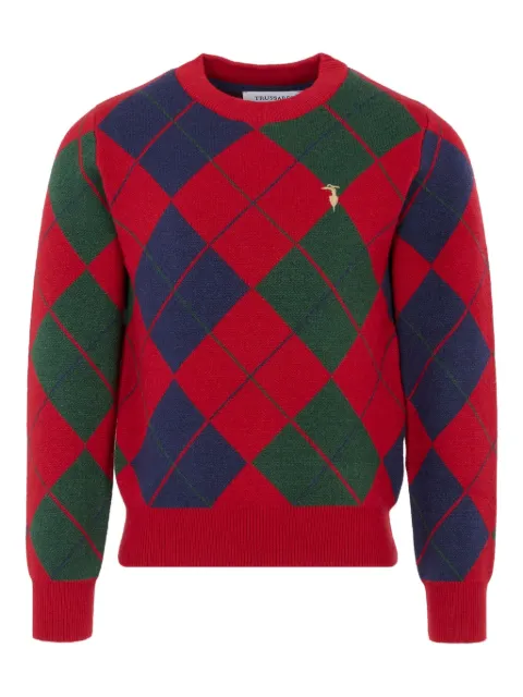 TRUSSARDI JUNIOR Strick mit Rautenmuster