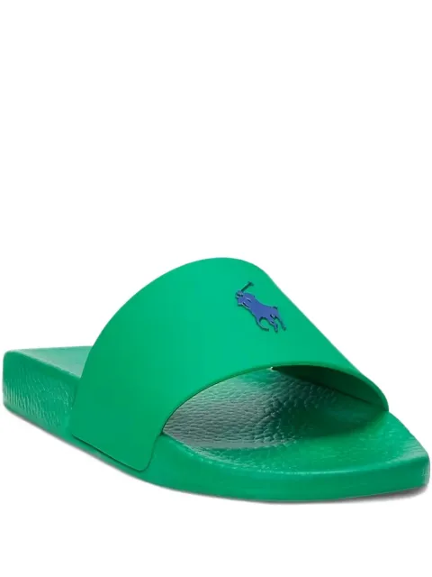 Polo Ralph Lauren flip flops con aplique del logo