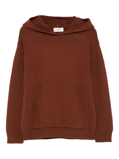 Laneus hooded pocket sweater