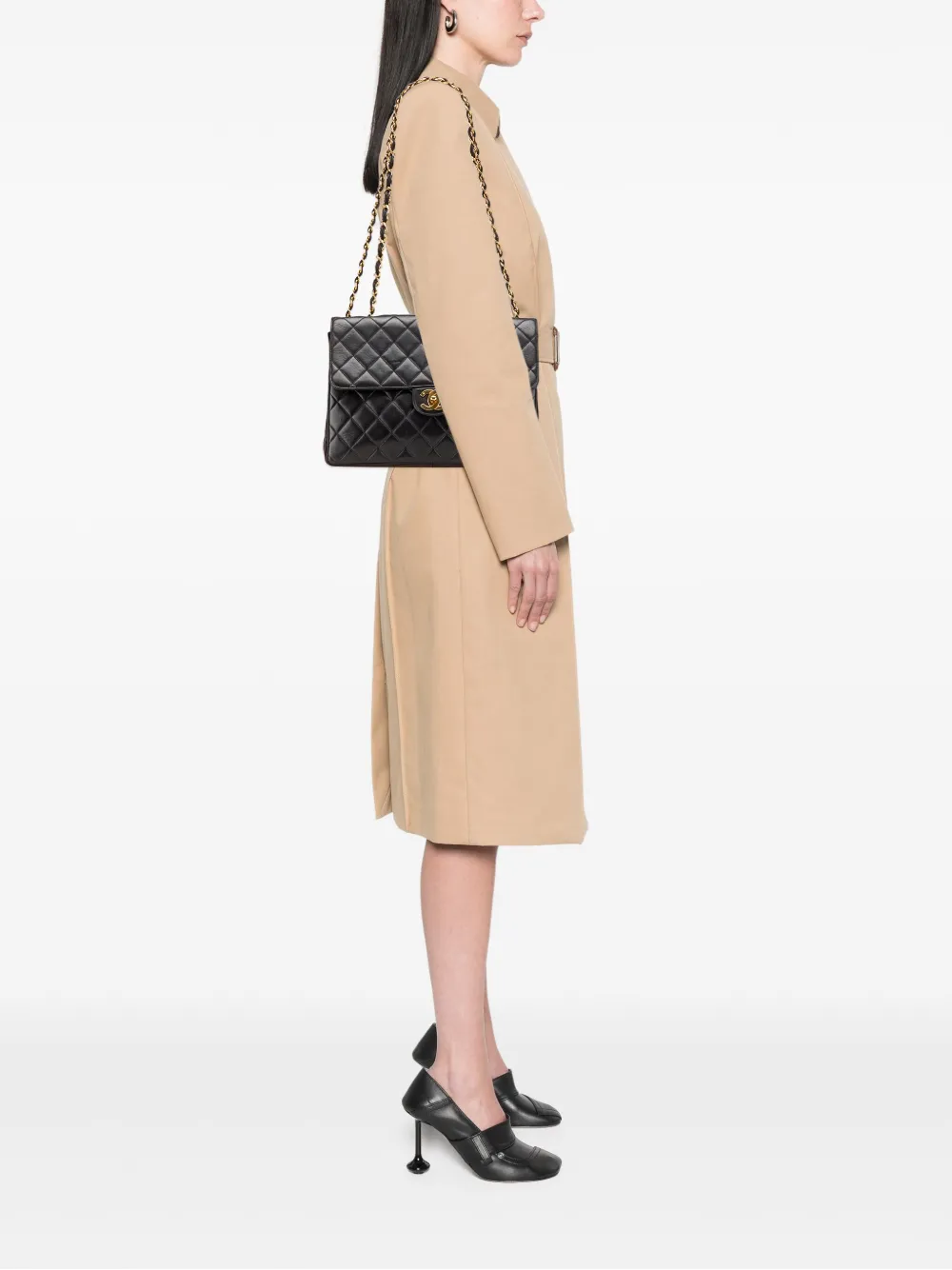 CHANEL Pre-Owned 1996-1997 Jumbo Classic Lambskin Single Flap shoulder bag | Pre-Owned | Image 2