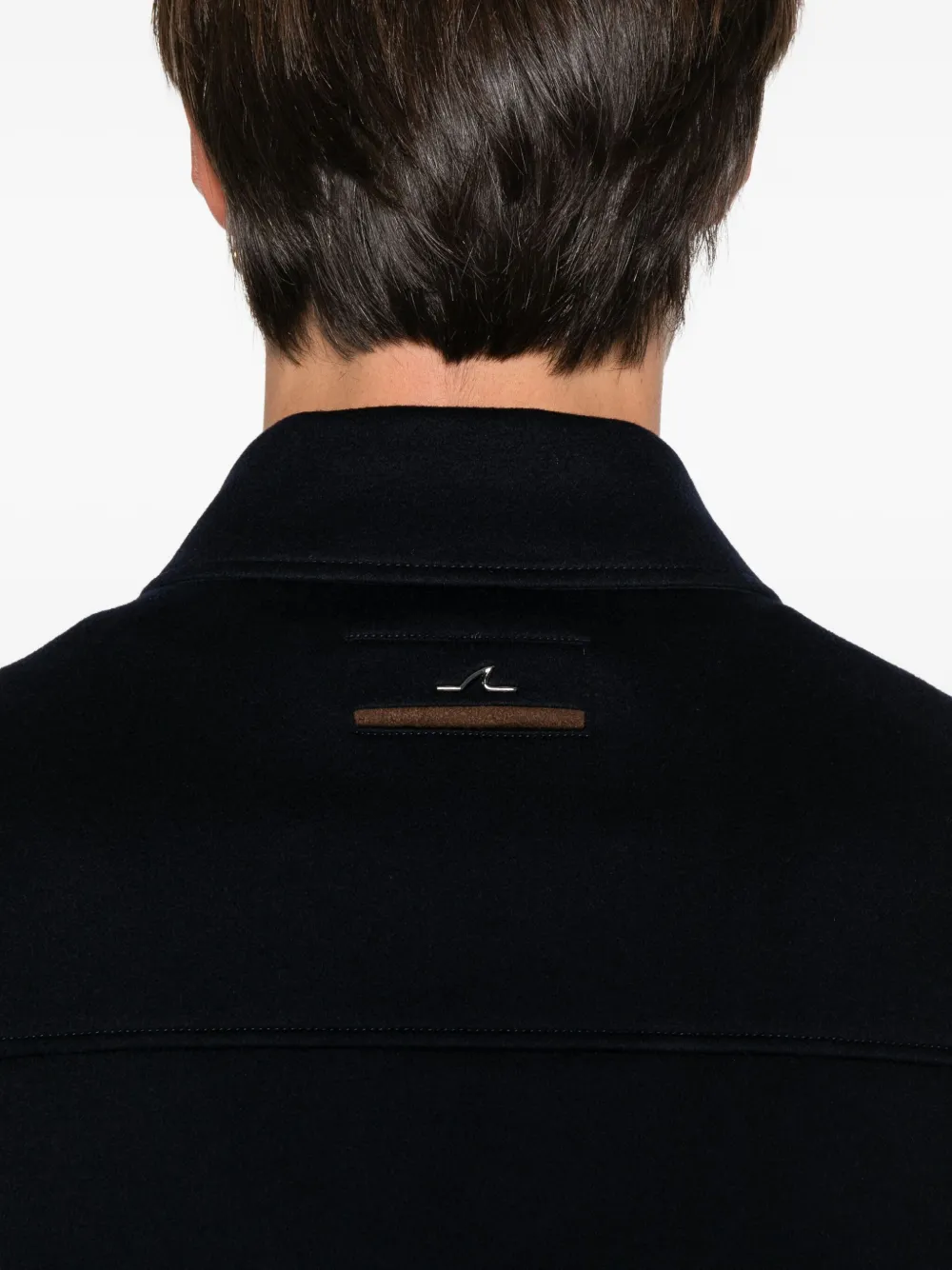 Paul & Shark Zip-fastening Wool Jacket In Black