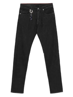 ETRO slim-cut Jeans | Black | FARFETCH ID