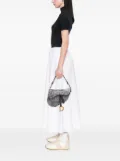 Christian Dior Pre-Owned 2021 Canvas Reverse Embroidered Toile De Jouy Saddle Bag shoulder bag - Grey