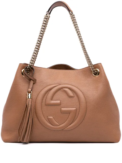 Gucci Pre-Owned 2016-2025 Medium Leather Soho Chain tote bag